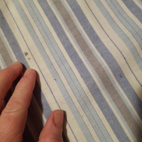 Vintage Saddlebrook Mens Striped Short Sleeve Button up Shirt XLarge - Picture 10 of 12